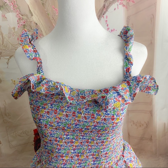 J Crew Liberty Richmond Floral Ruffle Blouse - Picture 3 of 12